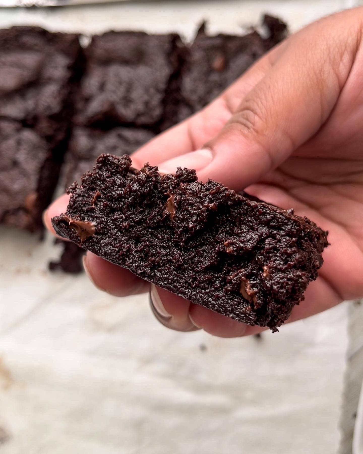 Ultra thick fudgy brownies