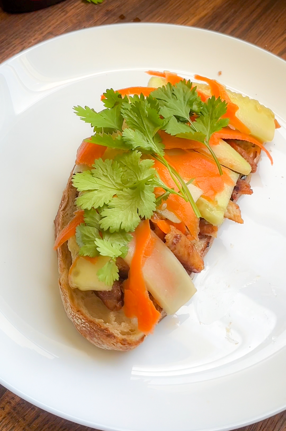 Chicken Bahn Mi Sandwich