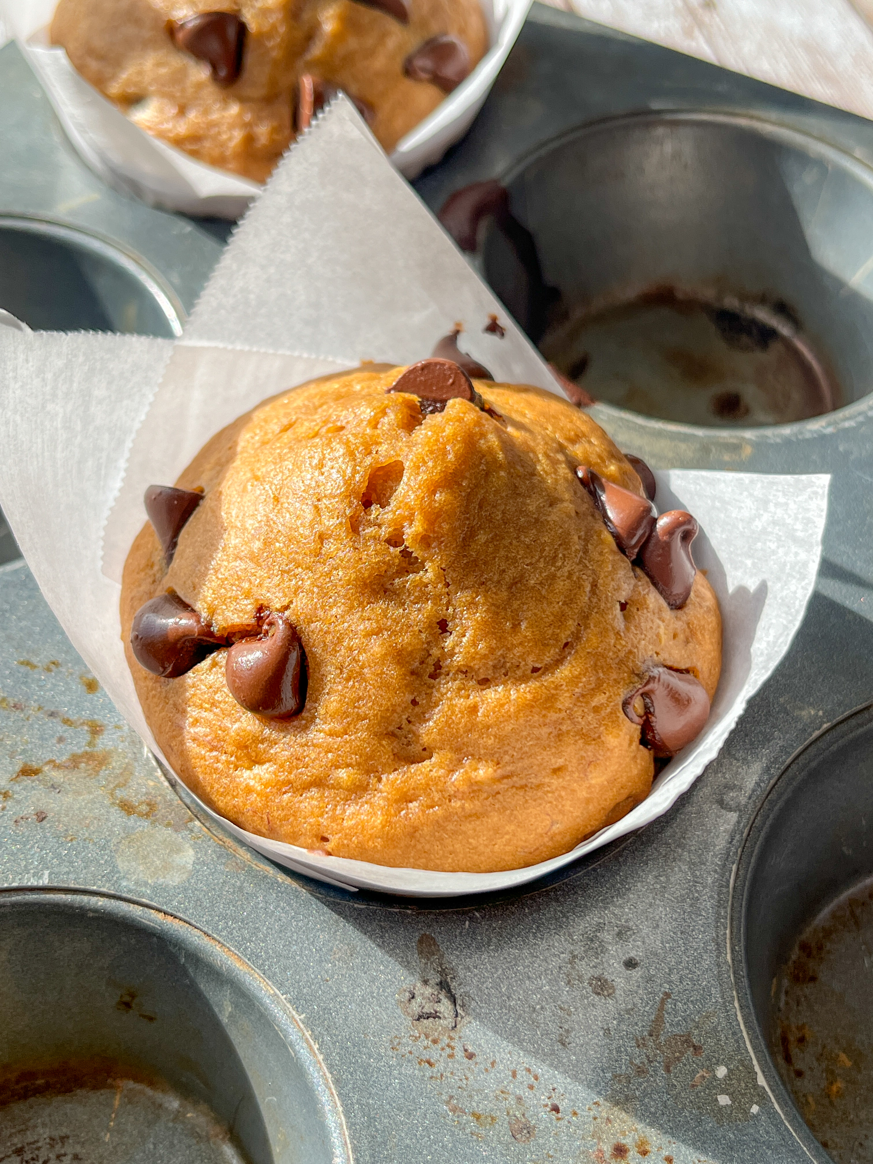 Banana Chocolate Chip Muffins