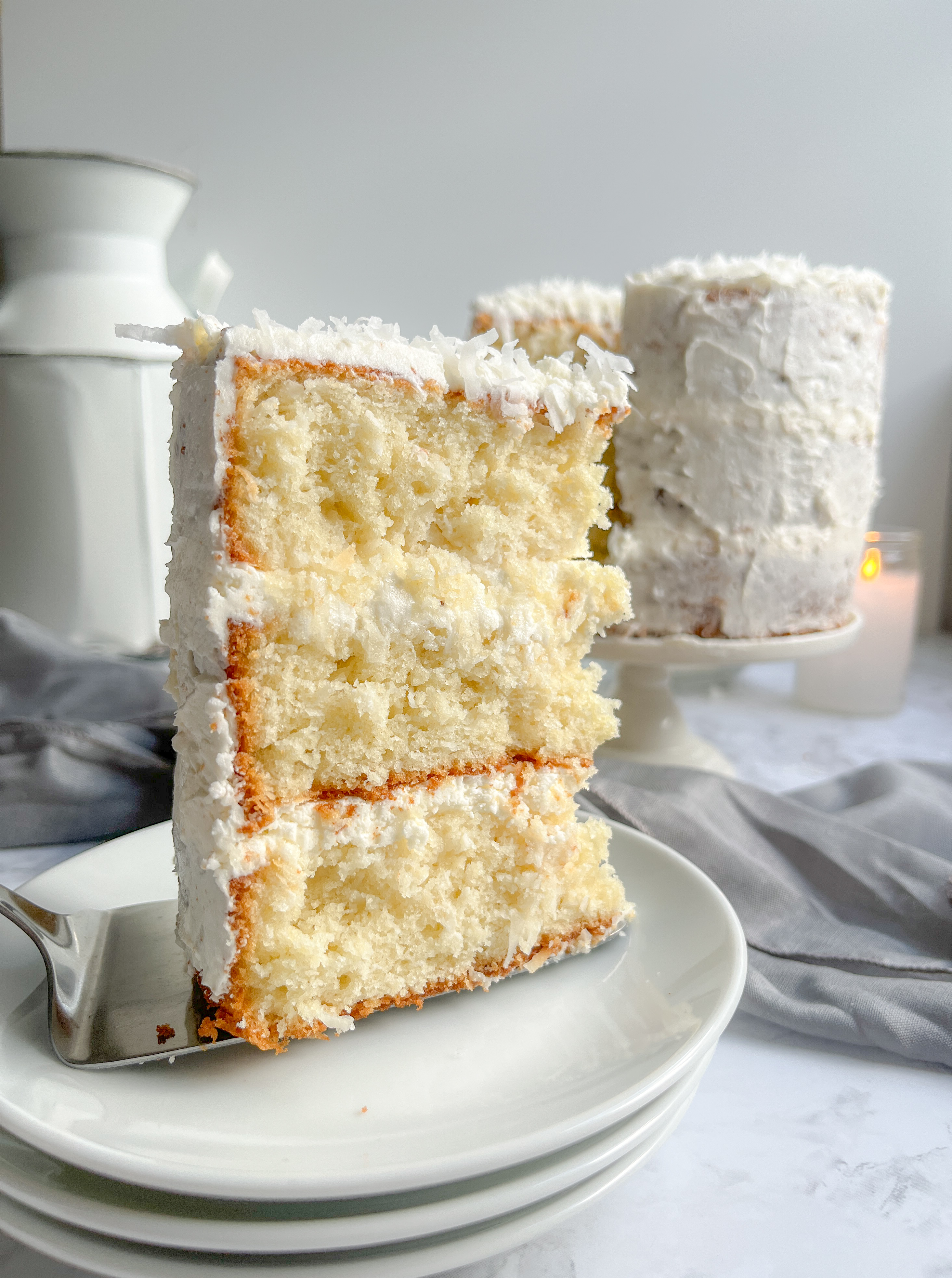 Homemade Coconut Cake