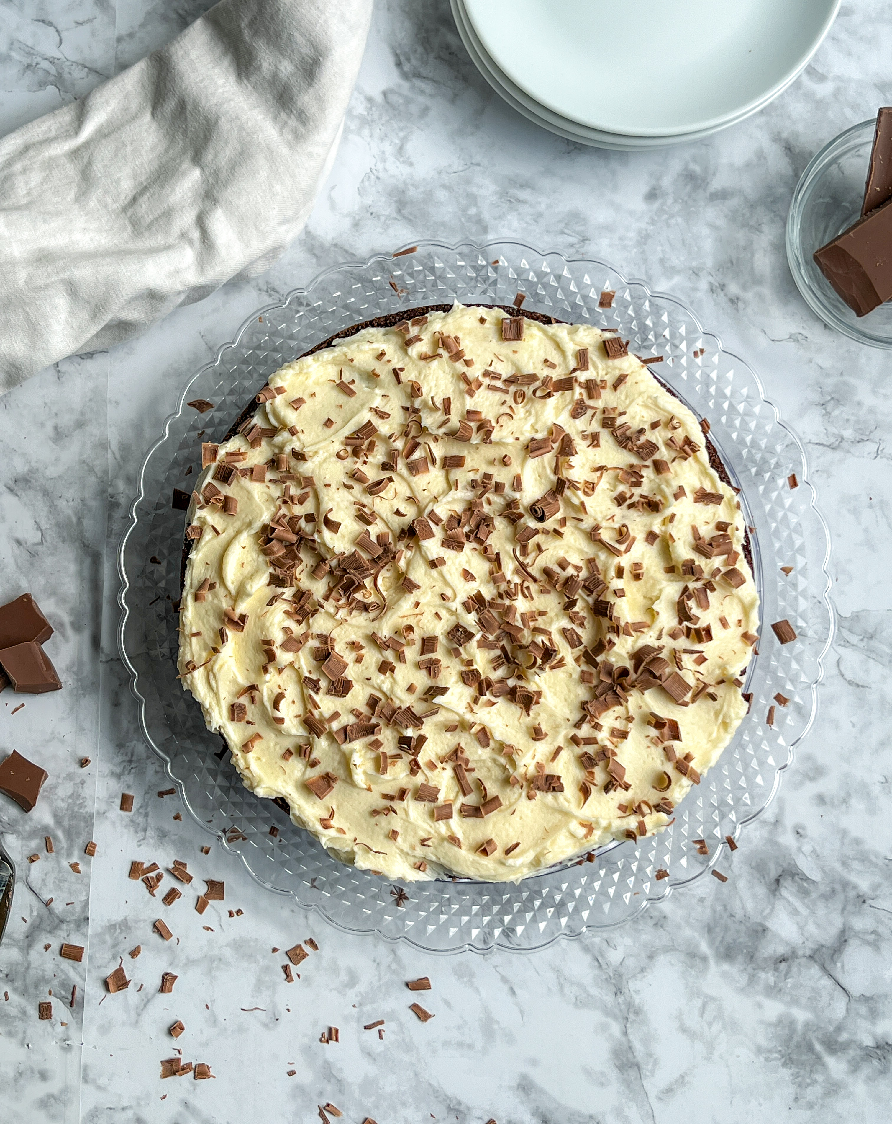 Single Layer Chocolate Cake