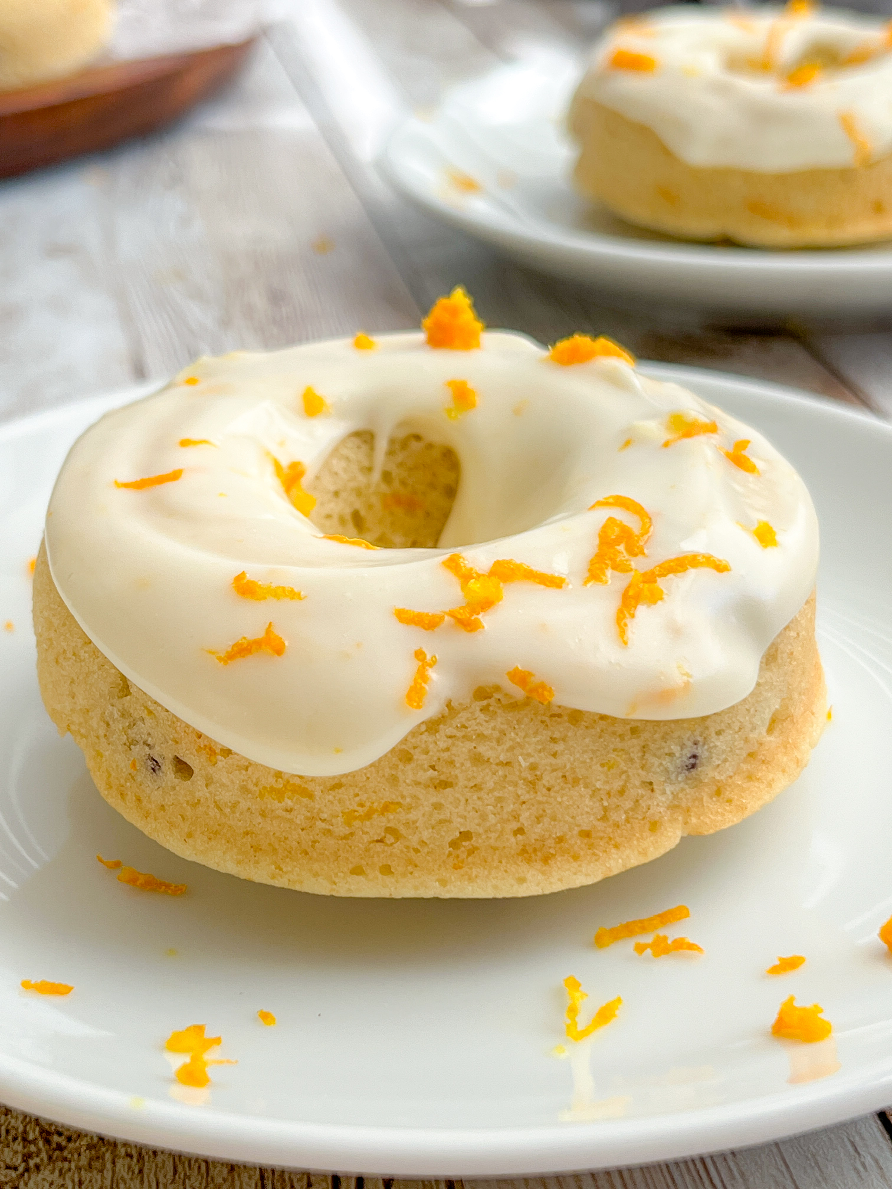 Orange Cranberry Baked Donuts