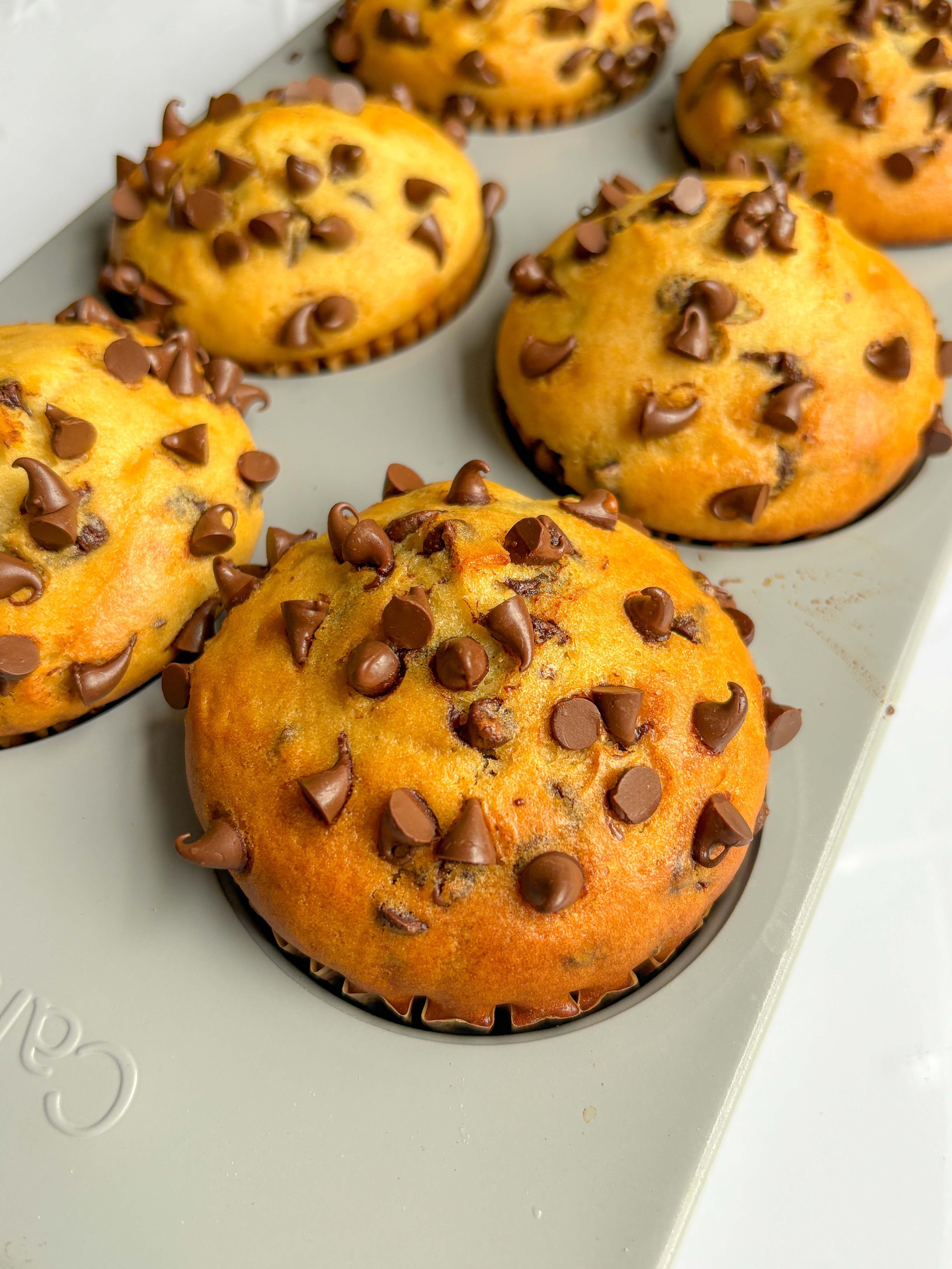 Protein Chocolate Chip Muffins