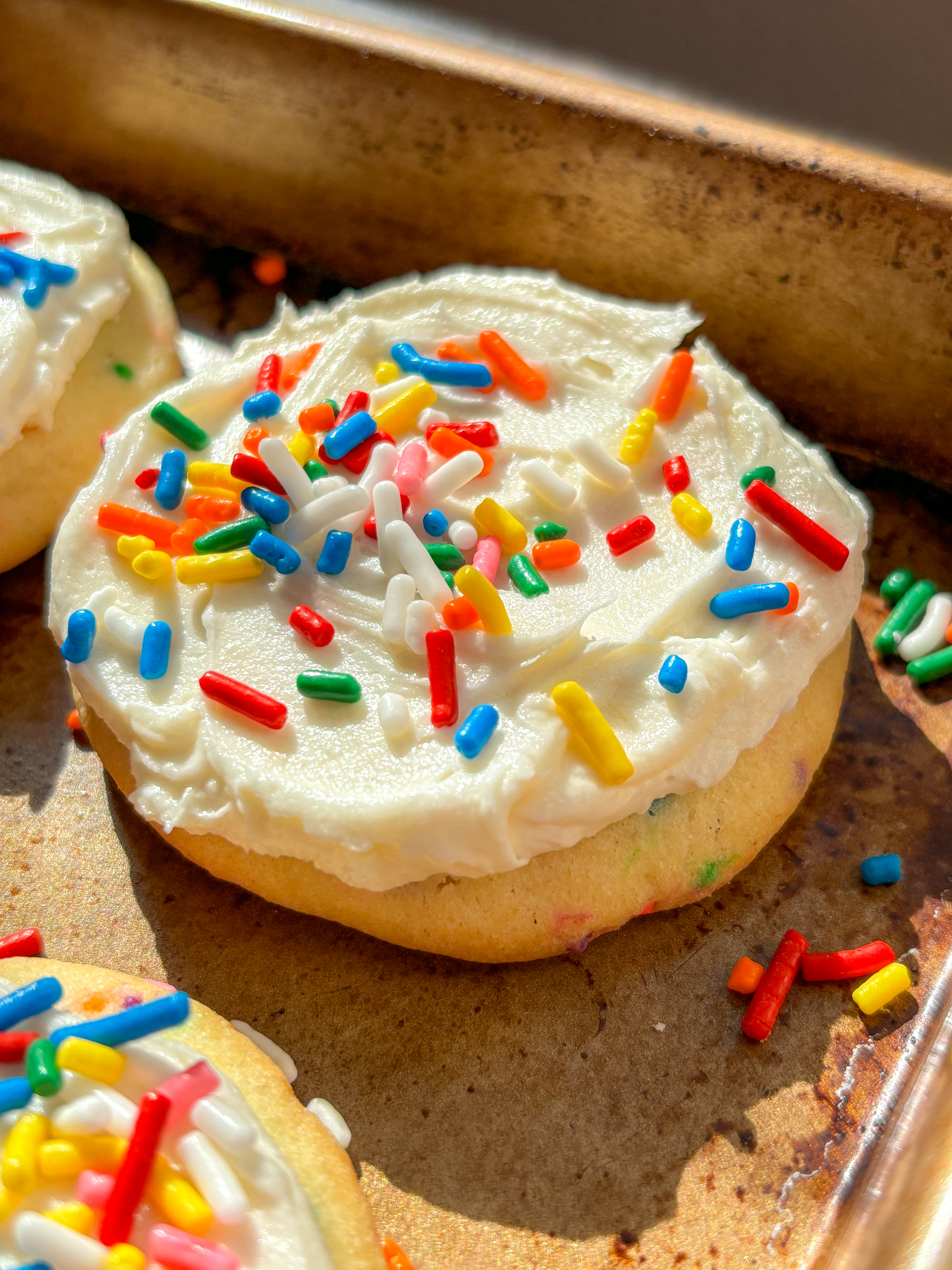 Frosted Soft Sugar Cookies