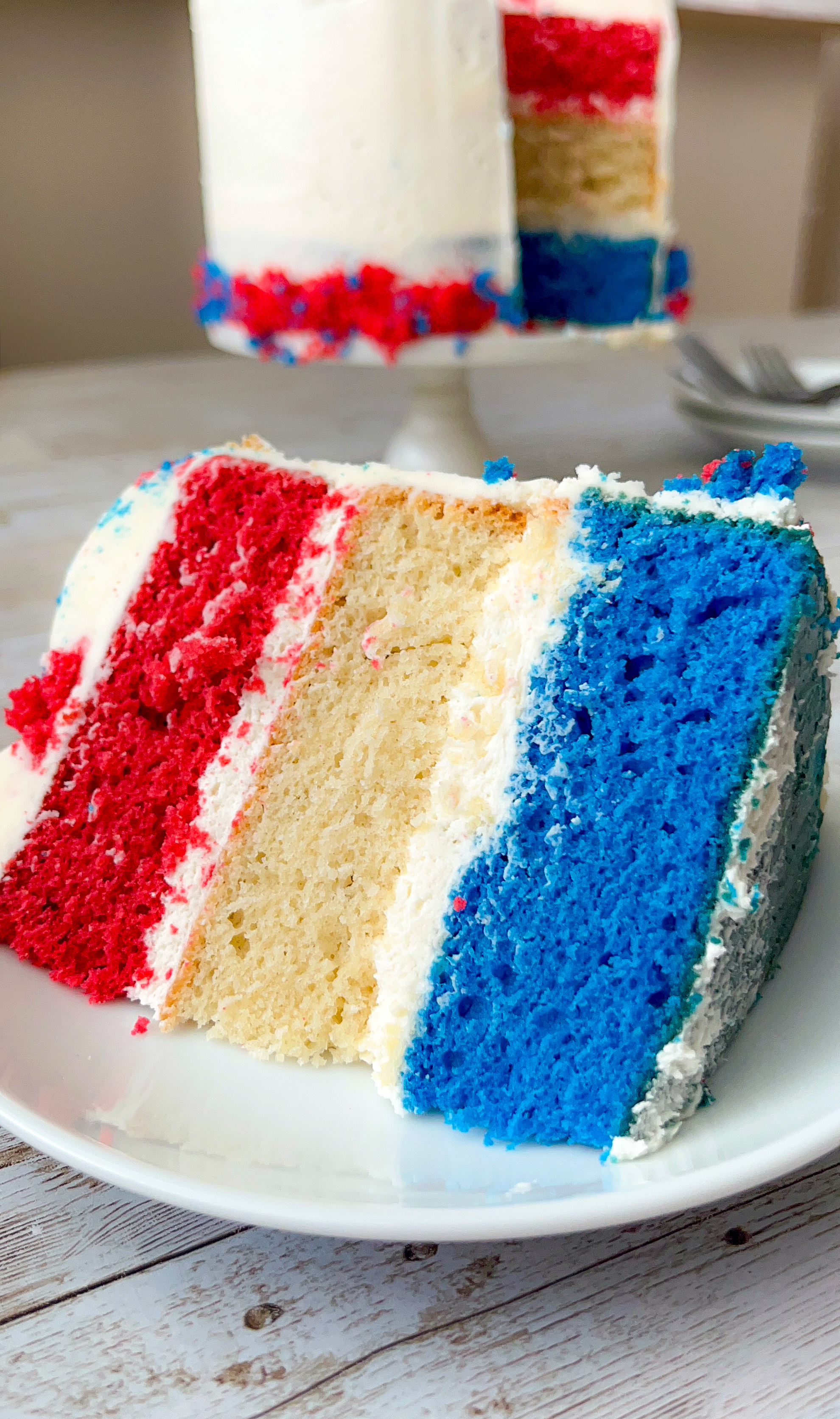 Festive 4th of July Cake