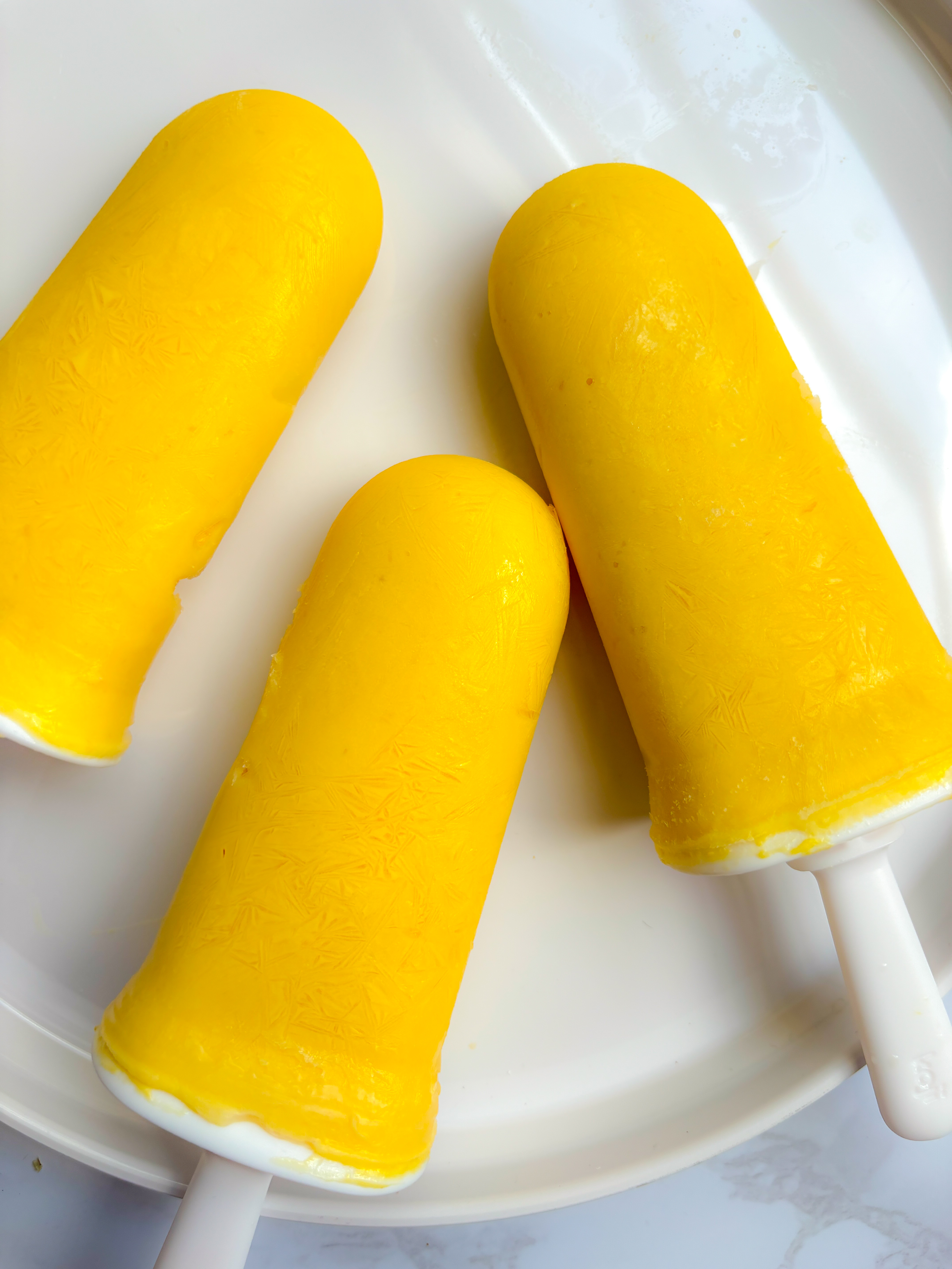 Creamy Mango Yogurt Popsicle