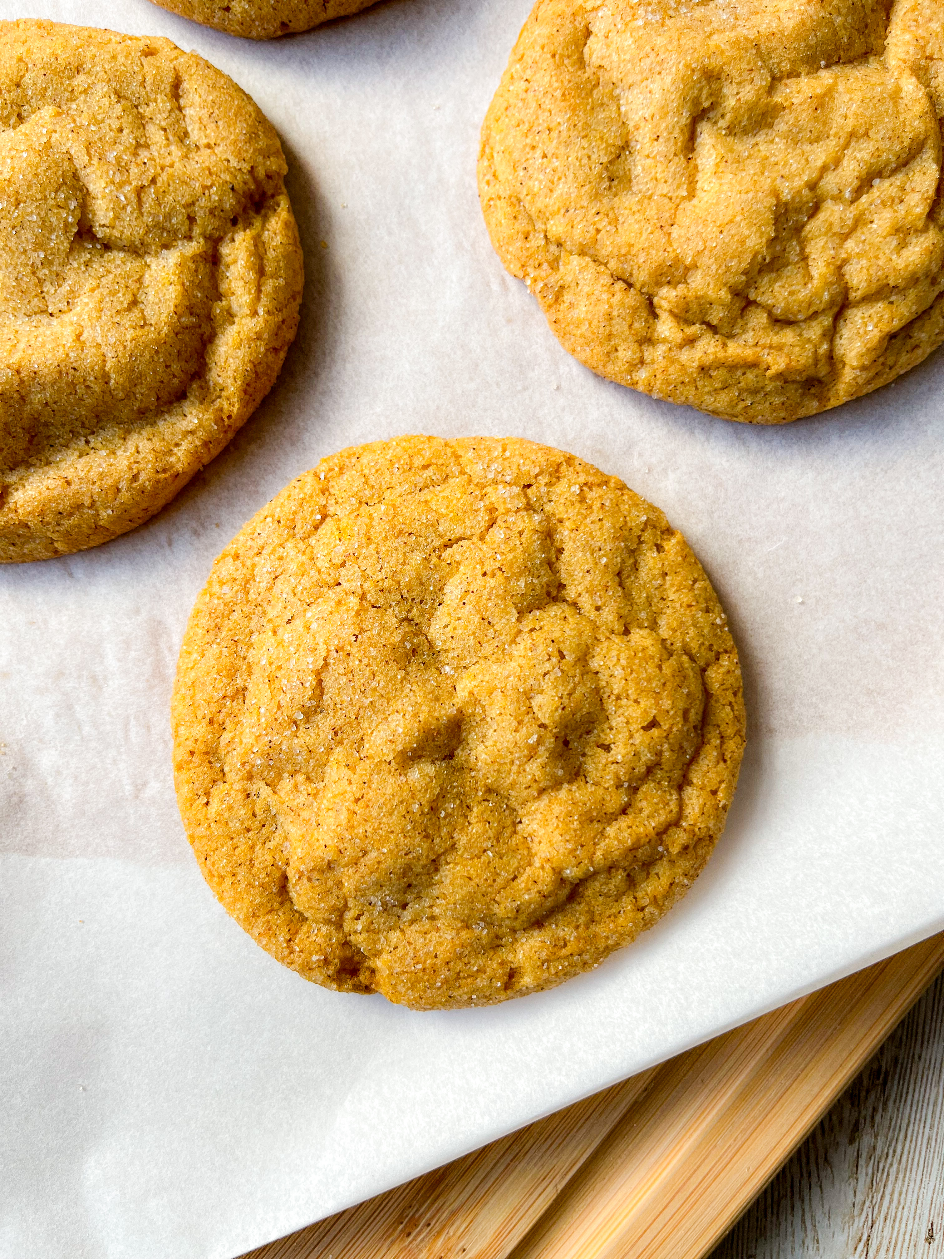 Pumpkin pie spice cookies