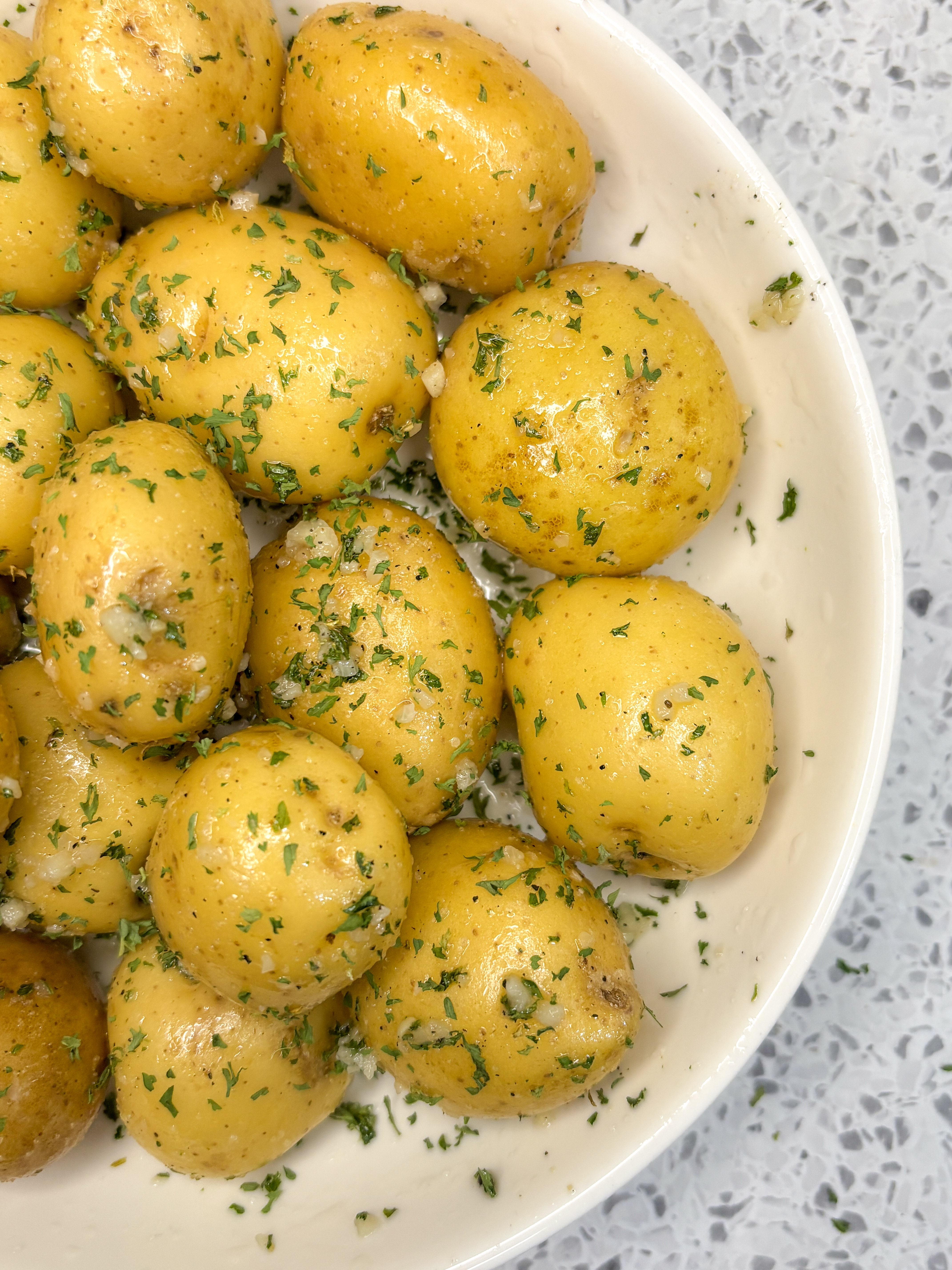 herb poatatoes roasted in the oven