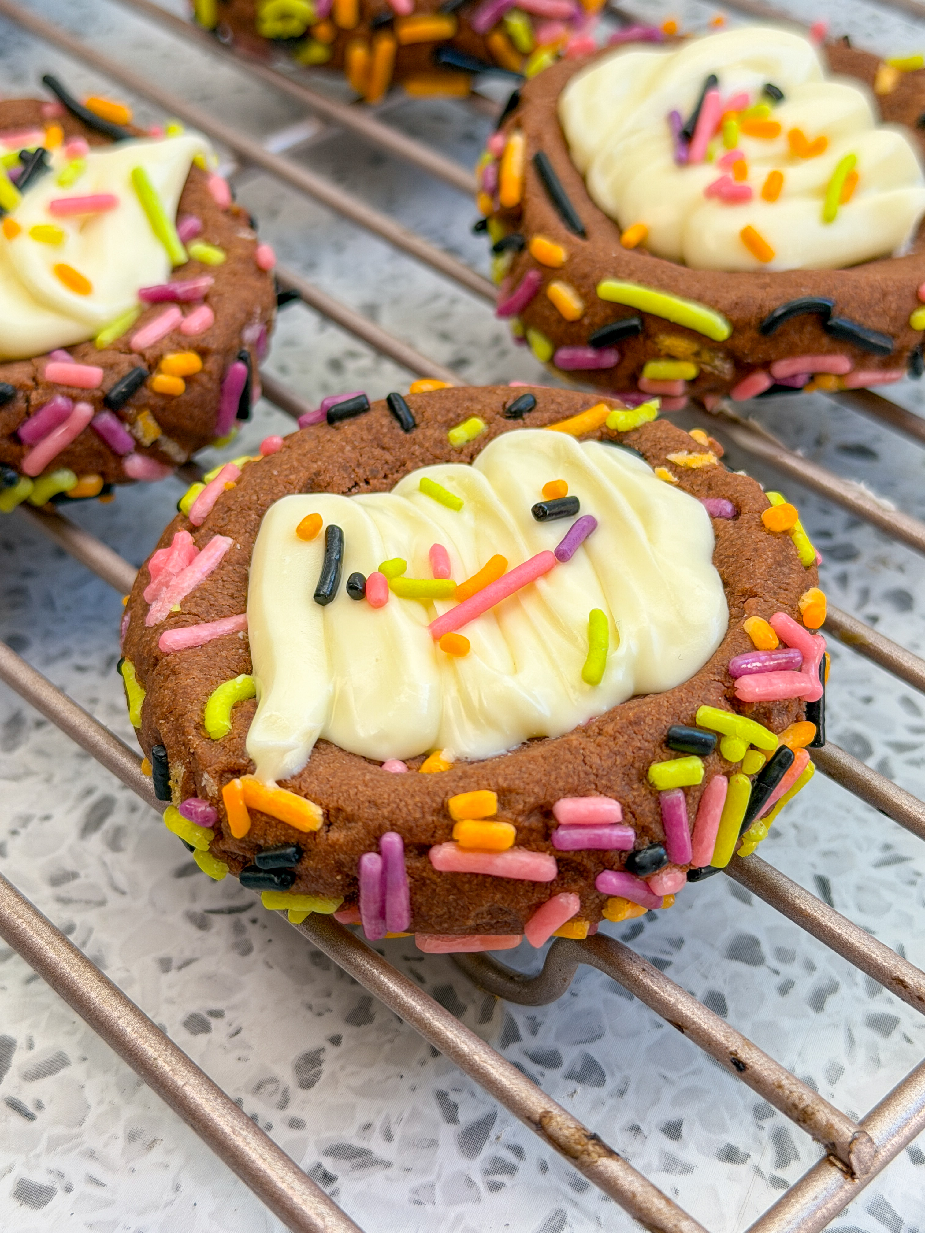 Chocolate Thumbprint Cookies